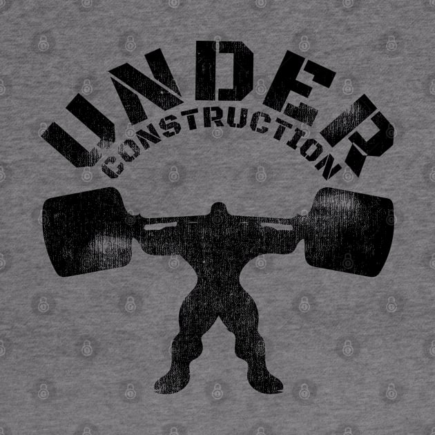 UNDER CONSTRUCTION BARBELL SQUAT by MuscleTeez